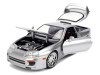 1995 Toyota Supra Silver Metallic "JDM Tuners" Series 1/24 Diecast Model Car by Jada