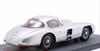 1/18 Schuco 1955 Mercedes-Benz 300 SLR Uhlenhaut Coupe (Silver) Car Model