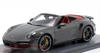 1/18 Schuco 2022 Porsche 911 (992) Turbo S Convertible (Agate Grey) Car Model