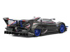 Pagani Zonda Revo Barchetta Carbon with Red White and Blue Stripes 1/64 Diecast Model Car by CM Model