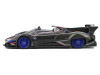 Pagani Zonda Revo Barchetta Carbon with Red White and Blue Stripes 1/64 Diecast Model Car by CM Model