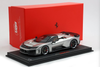 1/18 BBR Ferrari F80 Optional Carbon Fiber (Glossy Aluminum Silver with Two-Tone Wheels & Glossy Carbon Fiber Spoiler) Car Model Limited 24 Pieces
