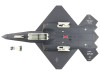 Northrop YF-23 Black Widow II Stealth Fighter Aircraft "#87-0800 PAV-1" (1990) United States Air Force "Air Power Series" 1/72 Diecast Model by Hobby Master
