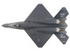Northrop YF-23 Black Widow II Stealth Fighter Aircraft "#87-0800 PAV-1" (1990) United States Air Force "Air Power Series" 1/72 Diecast Model by Hobby Master