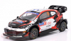 1/18 Ixo 2024 Toyota GR Yaris Rally1 Hybrid #69 Rally Finland Toyota Gazoo Racing WRT Kalle Rovanperä, Jonne Halttunen Car Model