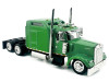 Kenworth W900L Truck Tractor with Sleeper Cab Lime Green 1/87 (HO) Scale Plastic Model Car by HO Logistics
