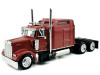 Kenworth W900L Truck Tractor with Sleeper Cab Red Metallic 1/87 (HO) Scale Plastic Model Car by HO Logistics
