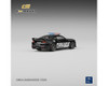 1/64 CM Model Ford Mustang Dark Horse Police Diecast Car Model