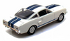 1/18 Shelby Collectibles 1966 Ford Mustang Shelby GT350 (White with Blue Stripes) Diecast Car Model
