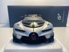 DEFECT USED CONDITION AS-IS 1/18 AUTOart Bugatti Vision Gran Turismo (Silver & Blue Carbon) Car Model