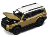 Toyota Land Cruiser 250 Sand with White Top 1/64 Diecast Model Car by Trends Hobby