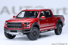 1/18 AUTOart 2019 Ford F-150 Raptor Supercrew (Ruby Red) Car Model
