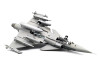 Saab JAS 39E Gripen Fighter Aircraft "6003 E-variant Pre-Production Test" (2023) Swedish Air Force 1/72 Diecast Model Airplane by Aviation 72