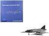 Saab JAS 39E Gripen Fighter Aircraft "6003 E-variant Pre-Production Test" (2023) Swedish Air Force 1/72 Diecast Model Airplane by Aviation 72
