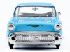 1957 Chevrolet Bel Air Light Blue "Timeless Legends" Series 1/24 Diecast Model Car by Motormax