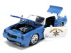 1979 Chevrolet Camaro Z28 Police "Highway Drag" Blue and White "Bigtime Muscle" Series 1/24 Diecast Model Car by Jada