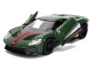 2017 Ford GT "Boba Fett" Livery Dark Green with Graphics "Star Wars" Franchise "Hollywood Rides" Series 1/32 Diecast Model Car by Jada