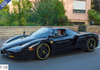 1/18 BBR Ferrari Enzo Convertible (Nero DS Black with Yellow Trim Wheels) Full Open Diecast Model with Luxury Package