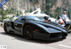 1/18 BBR Ferrari Enzo Open Top (Nero DS Black with Red Trim Wheels) Full Open Diecast Model with Standard Package