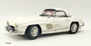 1/18 CMC Mercedes-Benz 300 SL W198 Hardtop (White With Red Interior & White Roof) Diecast Car Model