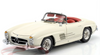 1/18 CMC Mercedes-Benz 300 SL W198 Hardtop (White With Red Interior & White Roof) Diecast Car Model