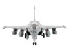 Dassault Rafale B Fighter Aircraft "113-IE/330 Libya" (2011) French Air Force "Air Power Series" 1/72 Diecast Model by Hobby Master