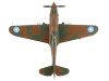 Curtiss P-40B Hawk 81-A2 Fighter-Bomber Aircraft "No.77 Robert Smith 3rd Pursuit Squadron" (1941) American Volunteer Group in China "Air Power Series" 1/48 Diecast Model by Hobby Master