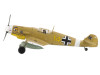 Messerschmitt Bf 109F-4 Fighter Aircraft "Marseille Yellow 14 3./JG27 Egypt" (1942) German Luftwaffe "Air Power Series" 1/48 Diecast Model by Hobby Master