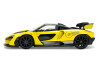 McLaren Senna "8-PAS Racing" Yellow Metallic with Black Top "Hyper-Spec" Series 1/24 Diecast Model Car by Jada