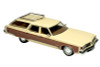 1976 Oldsmobile Custom Cruiser Cream Gold with Woodgrain Sides Limited Edition to 200 pieces Worldwide 1/43 Model Car by Goldvarg Collection