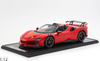1/12 BBR Ferrari SF90XX Stradale Spider (Rosso Corsa Red with Flash Orange Stripe) Car Model Limited 10 Pieces