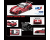 1/64 BBR Ferrari 599XX EVO #24 (Red) Car Model