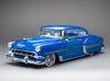 1/18 Sunstar 1954 Chevrolet Bel Air Hard Top Coupe Lowrider (Blue) with Moveable Suspension) Diecast Car Model