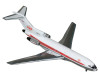 Boeing 727-100 Commercial Aircraft "Trans World Airlines" (N851TW) White with Red Stripes 1/400 Diecast Model by GeminiJets