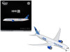 Boeing 787-9 Commercial Aircraft with Flaps Down "United Airlines 100 Years" (N61101) White with Graphics and Blue Tail "Gemini 200" Series 1/200 Diecast Model by GeminiJets