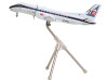Saab 340A Commercial Aircraft "Delta Connection - Business Express Airlines" (N749BA) White with Dark Blue and Red Stripes "Gemini 200" Series 1/200 Diecast Model by GeminiJets