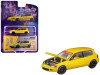 Honda Civic EG6 RHD (Right Hand Drive) Yellow "Vancouver 2026 Event Edition" 1/64 Diecast Model Car by Pop Race