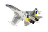 Sukhoi Su-27 Flanker Aircraft "Ukraine War" (2023) Ukrainian Air Forces 1/72 Diecast Model by JC Wings