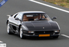 1/18 BBR Ferrari F355 F1 Berlinetta Automatic Transmission (Black with Beige Interior) Car Model