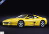 1/18 BBR Ferrari F355 GTS Targa (Manual Transmission (Modena Yellow with Black Interior) Car Model