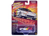 1991 Toyota MR2 White with Stripes "Hobby Exclusive" Series Limited Edition to 3720 pieces Worldwide 1/64 Diecast Model Car by Johnny Lightning