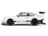 RWB 930 Matt White with Black Stripes 1/64 Diecast Model Car by Model Model
