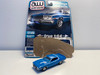 OPEN BOX AS-IS 1/64 Auto World 1973 Plymouth Road Runner 440 Basin Street (Blue with White Stripes & Blue Interior) "Vintage Muscle" Limited Edition Diecast Car Model