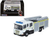 Scania Pump Ladder Fire Engine "Grampian Fire and Rescue" White with Yellow Stripes 1/148 (N) Scale Diecast Model Car by Oxford Diecast