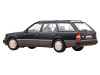 1990 Mercedes-Benz 300 DT-Model S124 Blue Black Metallic 1/18 Diecast Model Car by Norev