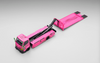 1/64 Mega Gear H300 Custom Flatbed Tow Truck (Pink) Diecast Car Model