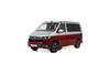 1/18 OTTO 2021 Volkswagen T6.1 California Ocean Fortana Red & Reflex Silver Car Model