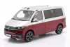 1/18 OTTO 2021 Volkswagen T6.1 California Ocean Fortana Red & Reflex Silver Car Model