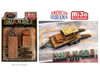 1/64 American Diorama Haul N Go 3 Weathered Trailer Set Diecast Model