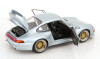 1/12 KK-Scale 1996 Porsche 911 (993) GT2 (Silver with BBS Wheels) Diecast Car Model